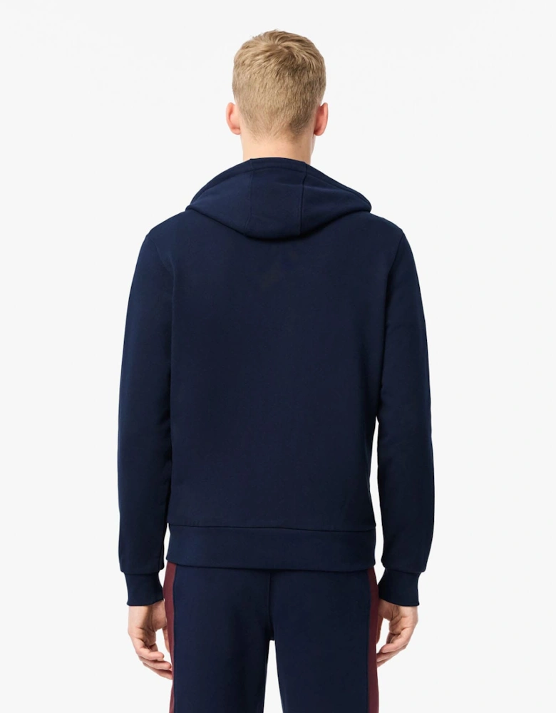 Zip-Up Colour-Block Hoodie