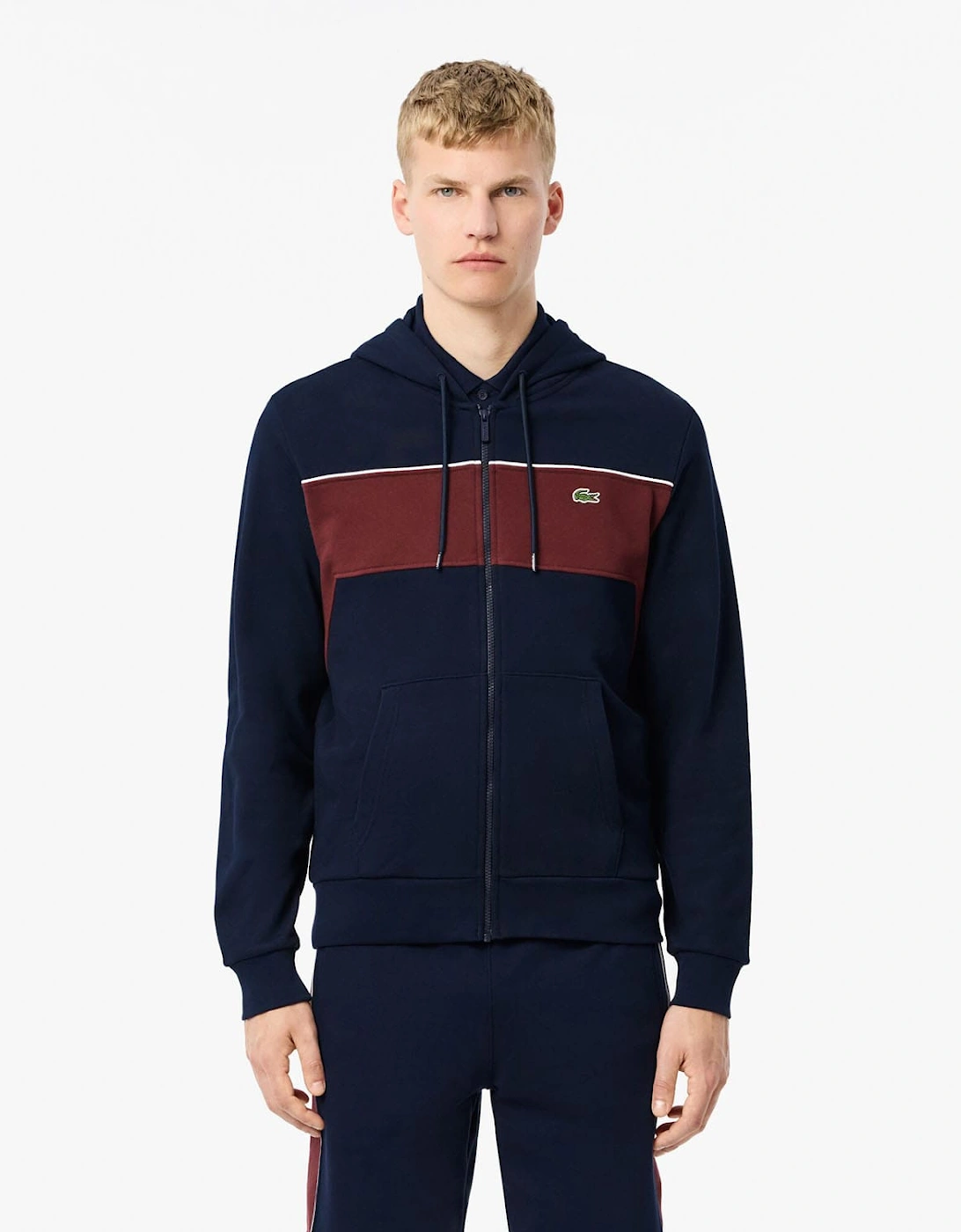 Zip-Up Colour-Block Hoodie, 7 of 6