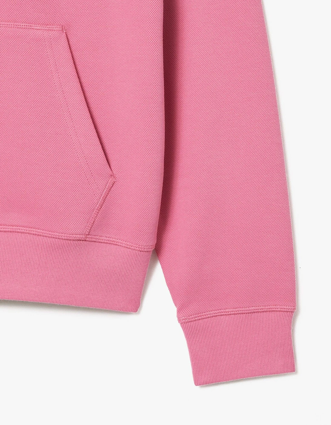 Zip-Up Piqué Hoodie