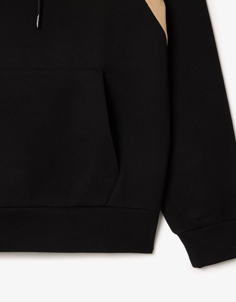 Colour-Block Fleece Hoodie