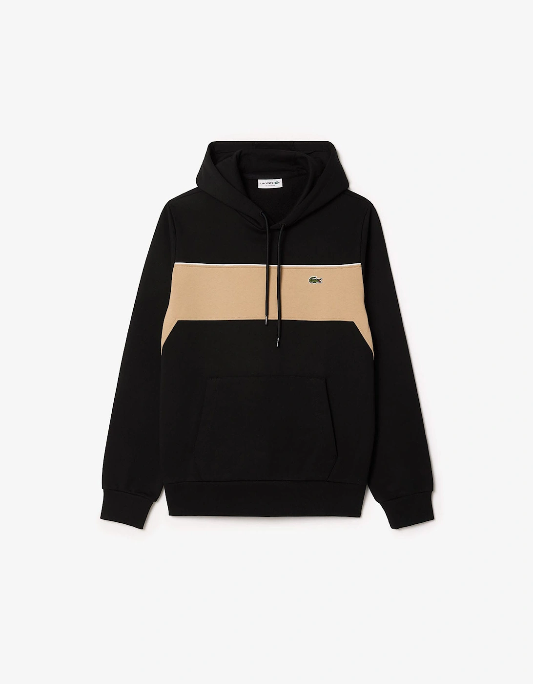 Colour-Block Fleece Hoodie