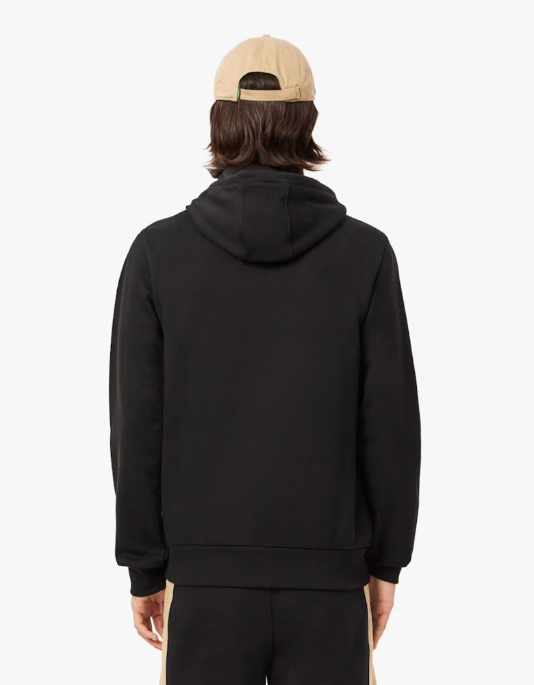 Colour-Block Fleece Hoodie