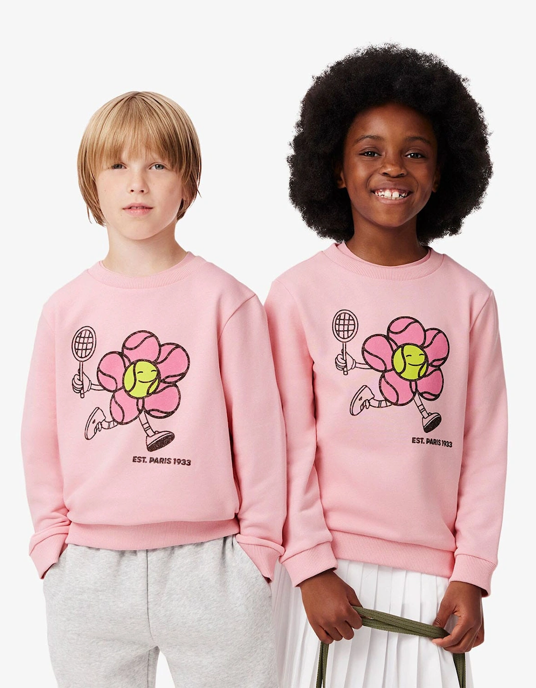 Juniors Printed Crewneck Sweatshirt, 6 of 5