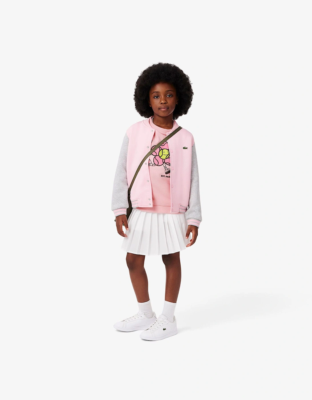 Juniors Printed Crewneck Sweatshirt