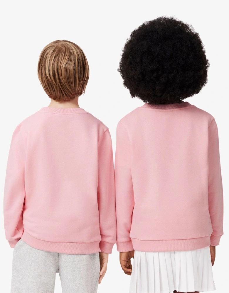 Juniors Printed Crewneck Sweatshirt