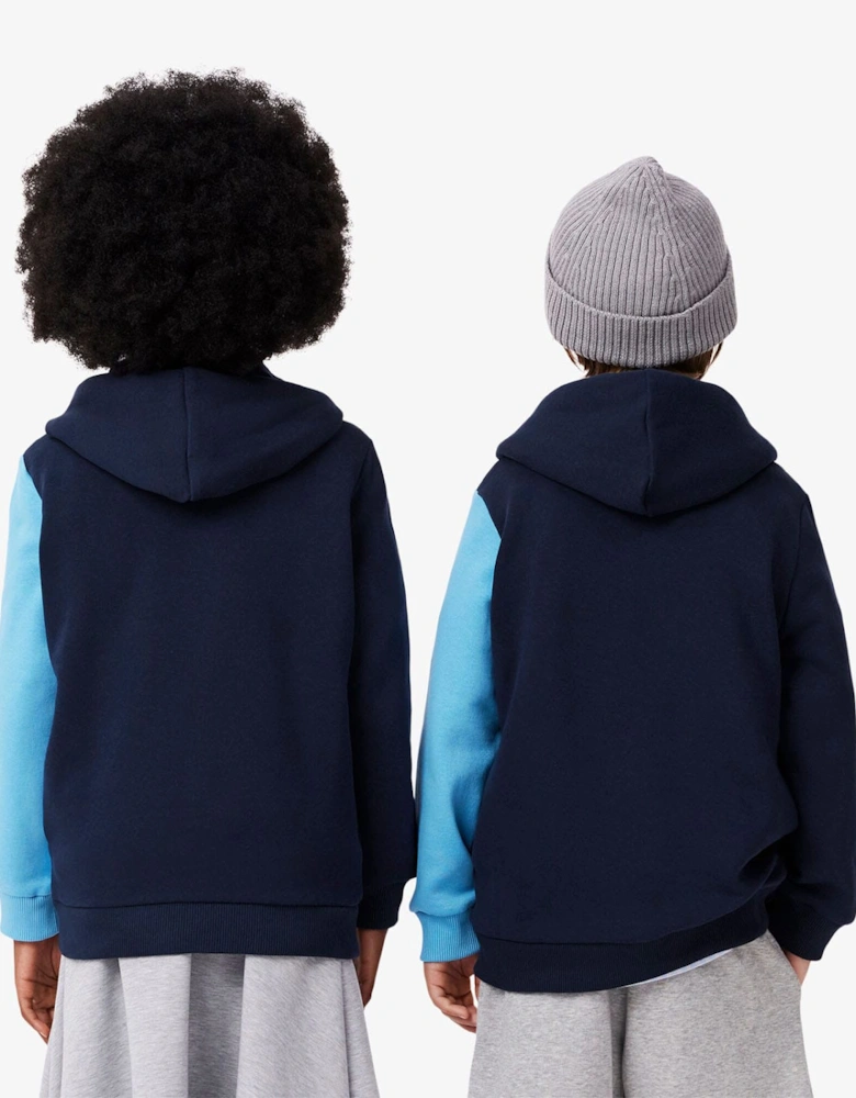 Juniors Argyle Motif Hoodie