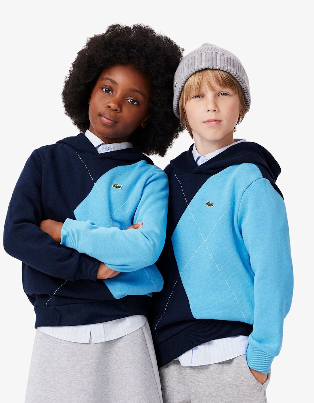 Juniors Argyle Motif Hoodie, 7 of 6