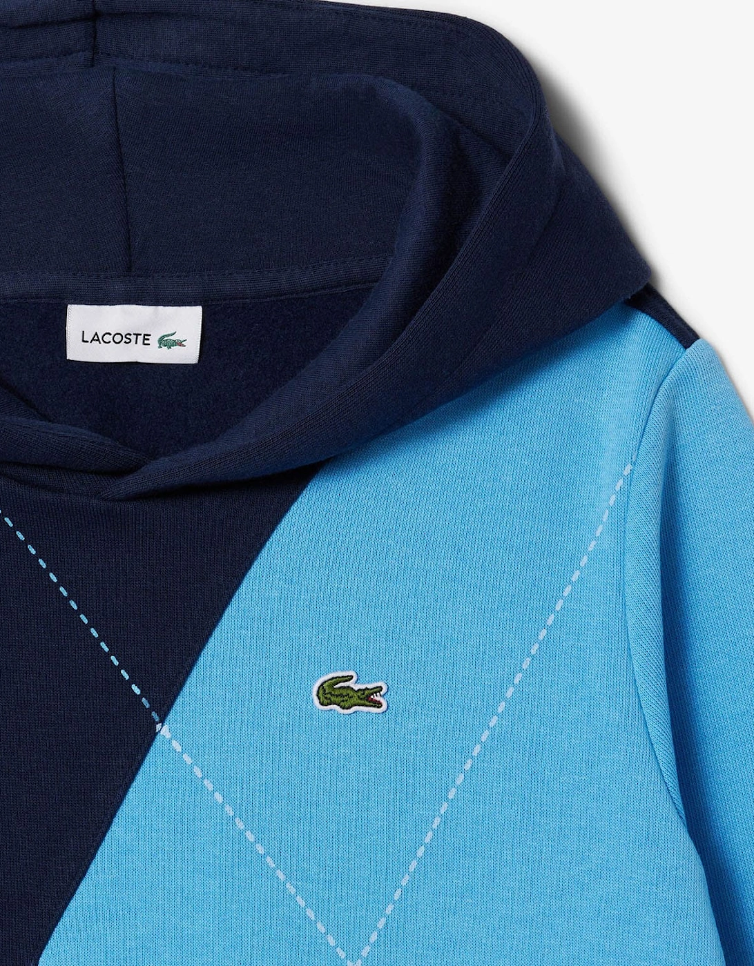 Juniors Argyle Motif Hoodie