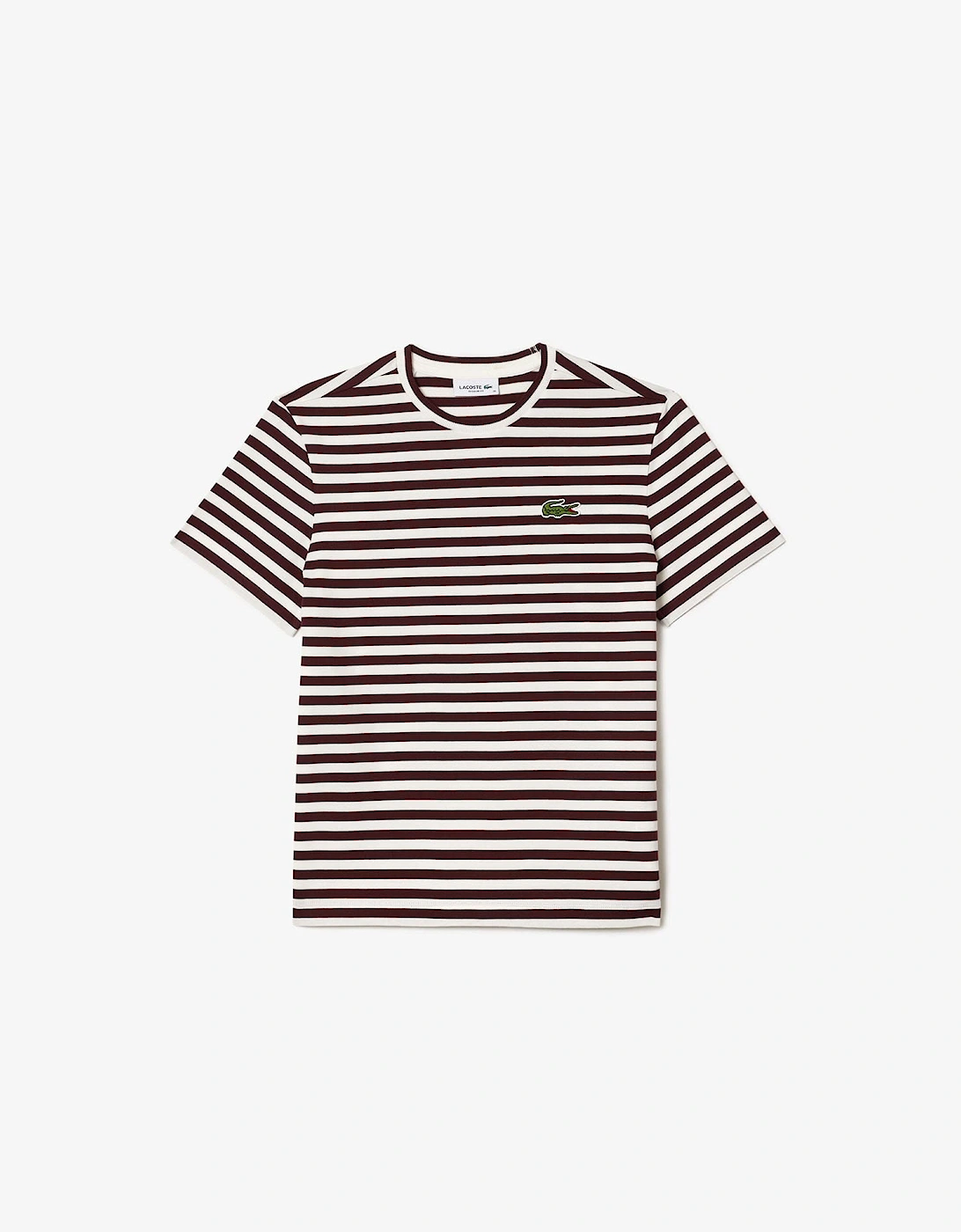 Loose Fit Striped Cotton T-Shirt