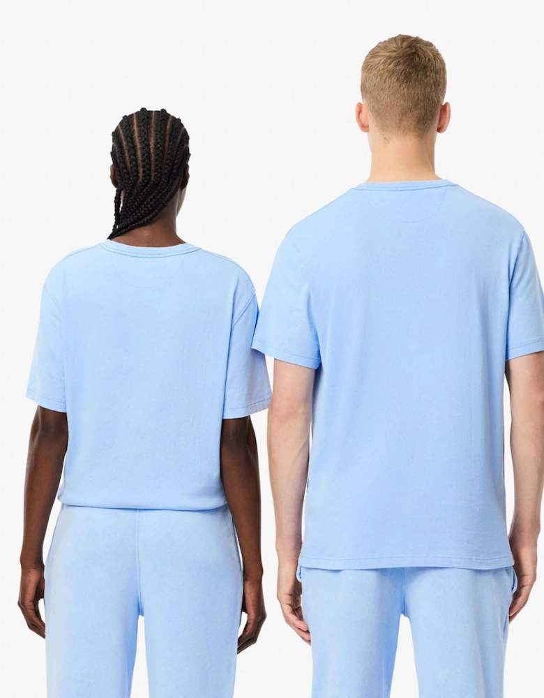 Washed Effect Heavy Cotton T-Shirt