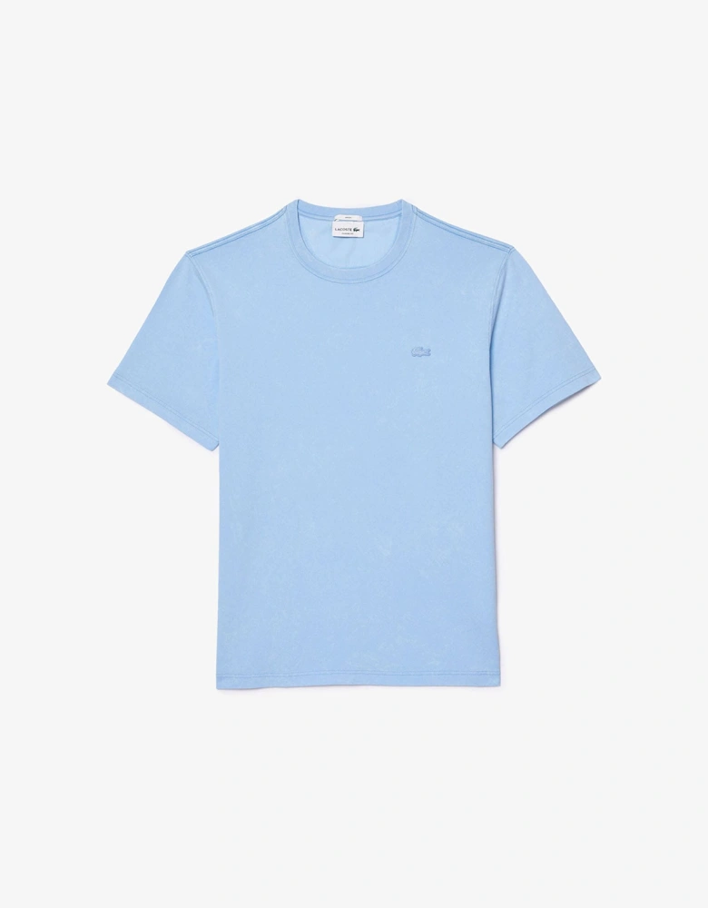 Washed Effect Heavy Cotton T-Shirt