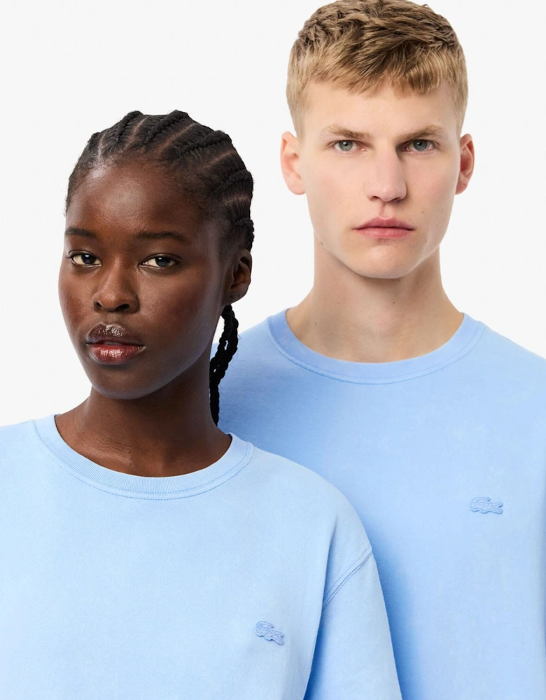 Washed Effect Heavy Cotton T-Shirt