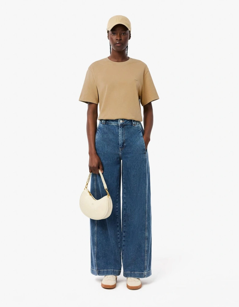Washed Effect Heavy Cotton T-Shirt