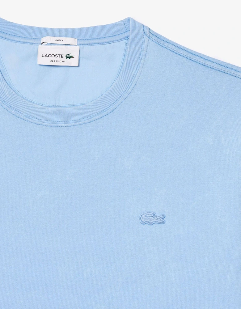 Washed Effect Heavy Cotton T-Shirt