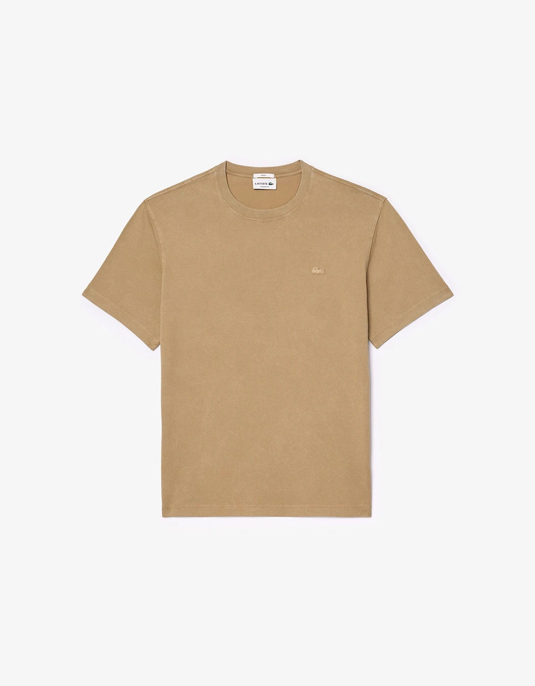 Washed Effect Heavy Cotton T-Shirt