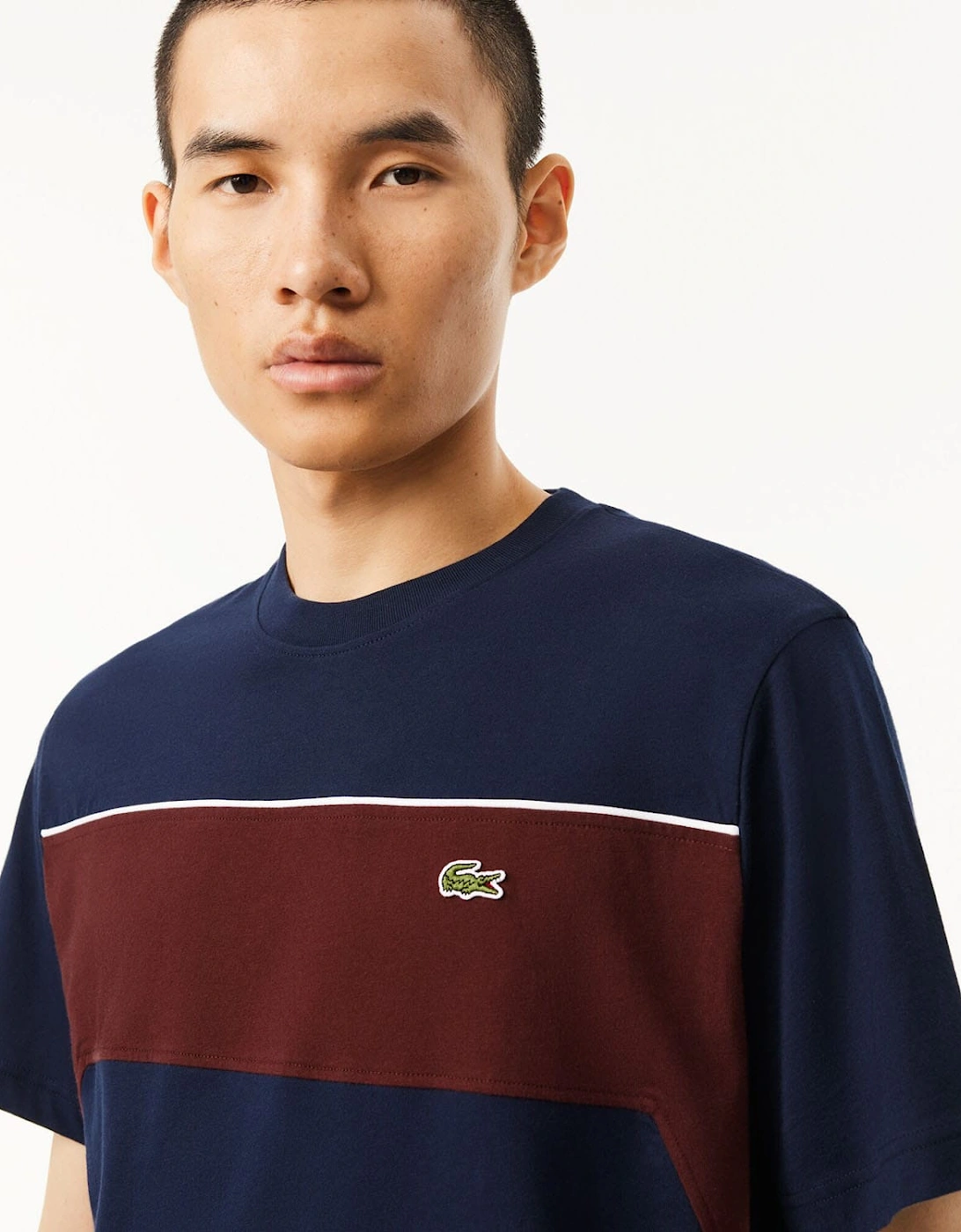 Cotton Colour-Block T-Shirt
