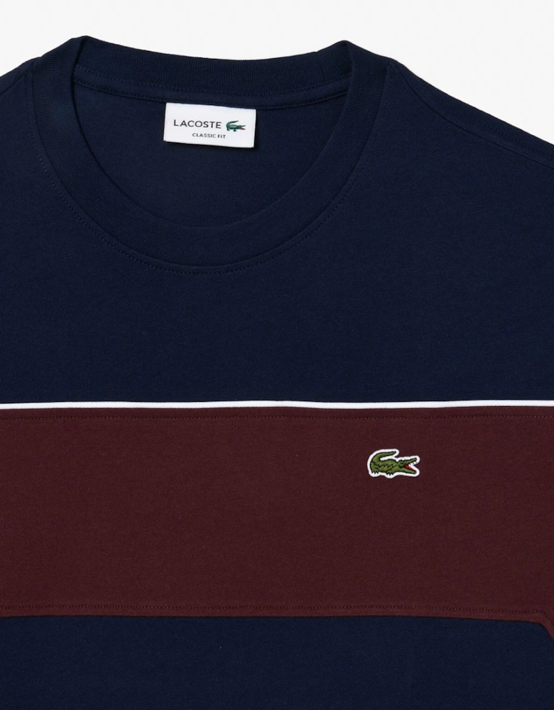 Cotton Colour-Block T-Shirt