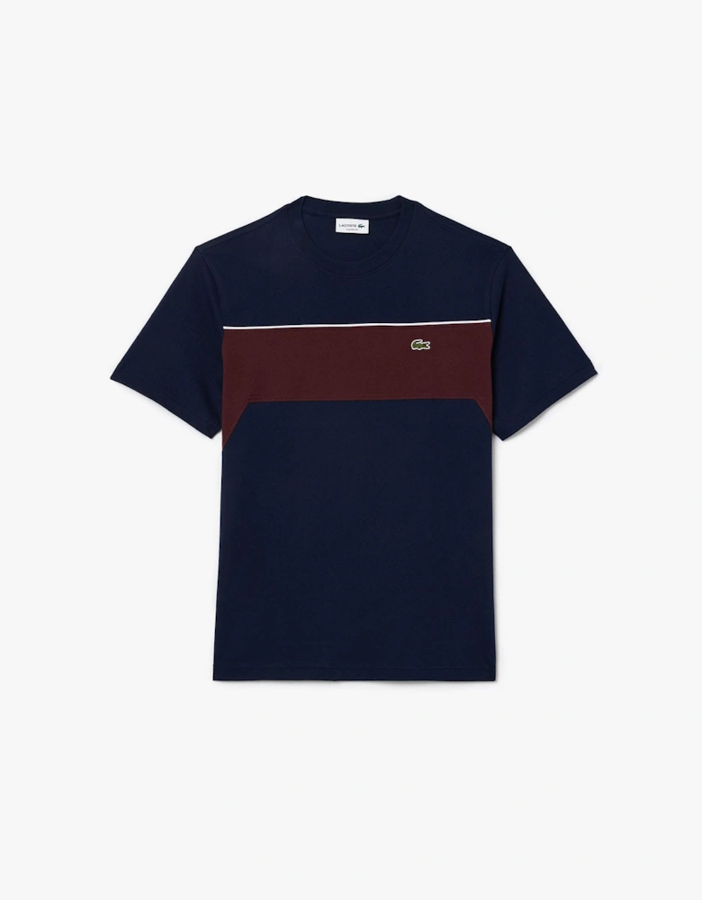 Cotton Colour-Block T-Shirt