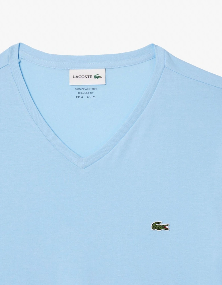 Lightweight Cotton Pima V-Neck T-Shirt