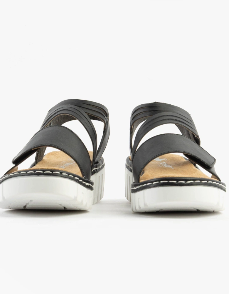 V1364-00 Womens Sandals Black