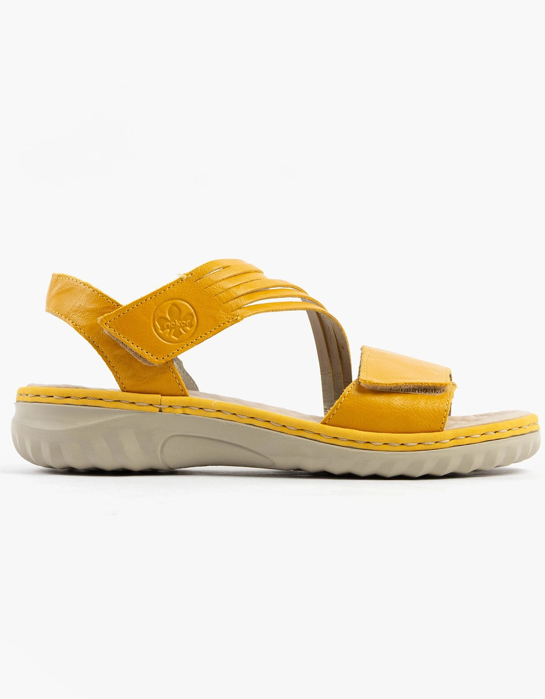 60464-68 Womens Sandals Yellow, 7 of 6