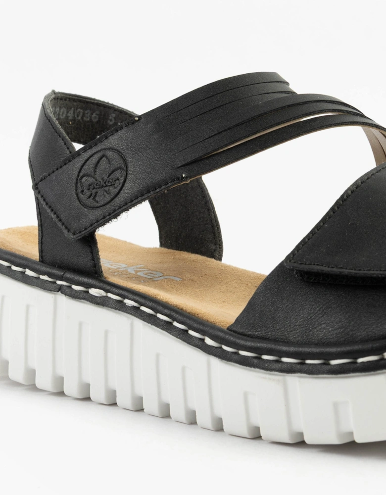 V1364-00 Womens Sandals Black