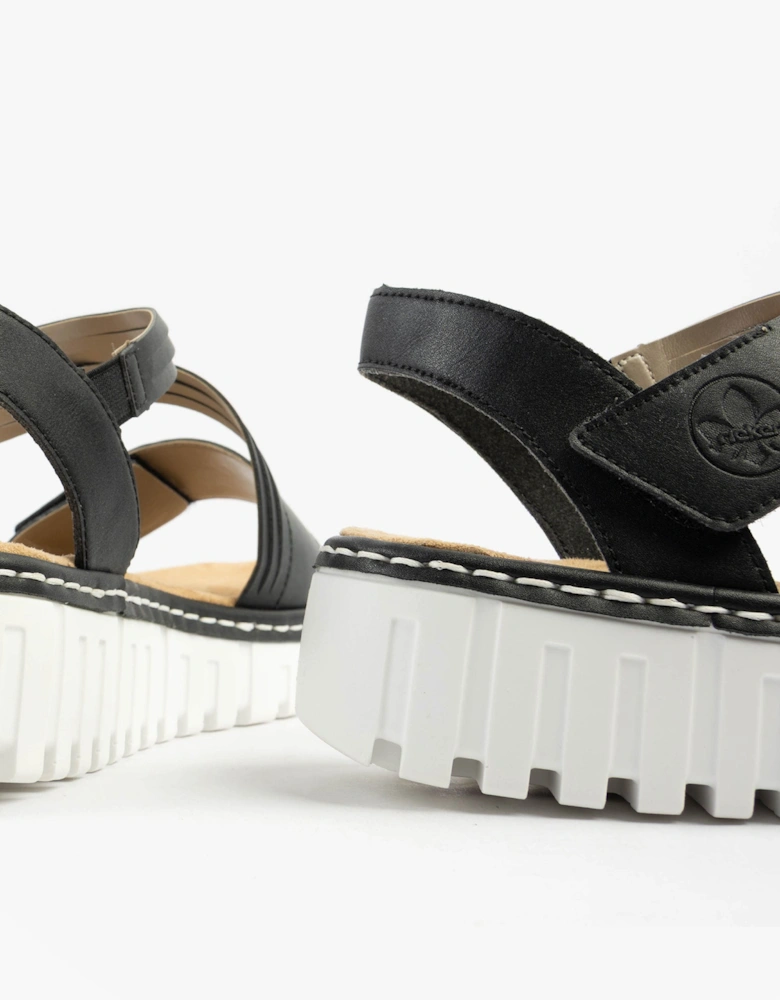V1364-00 Womens Sandals Black