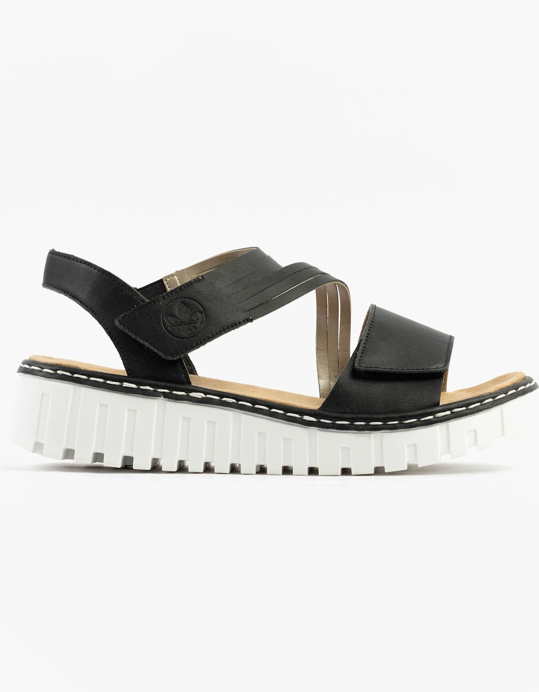 V1364-00 Womens Sandals Black, 7 of 6