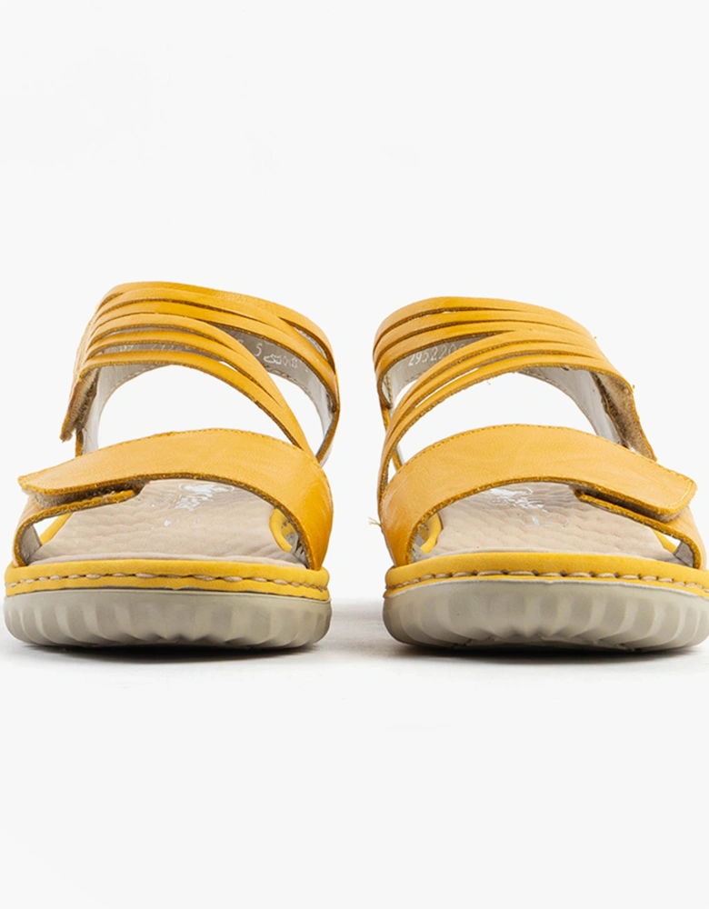 60464-68 Womens Sandals Yellow