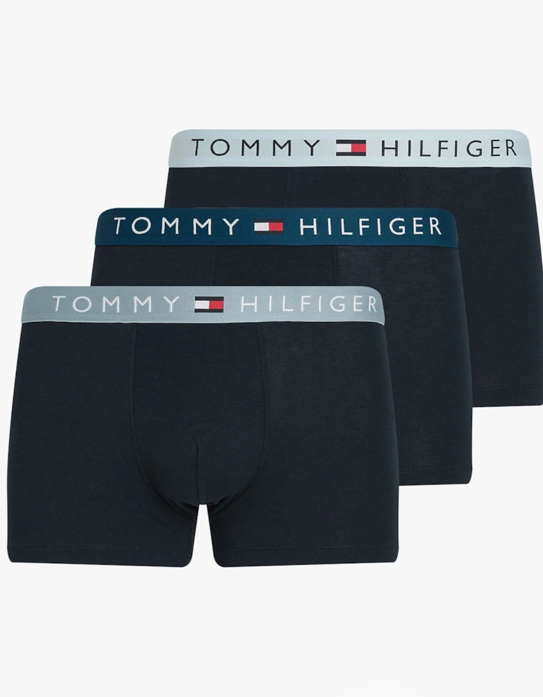 ORIGINAL WAISTBAND 3 Pack Mens Trunks Multicoloured
