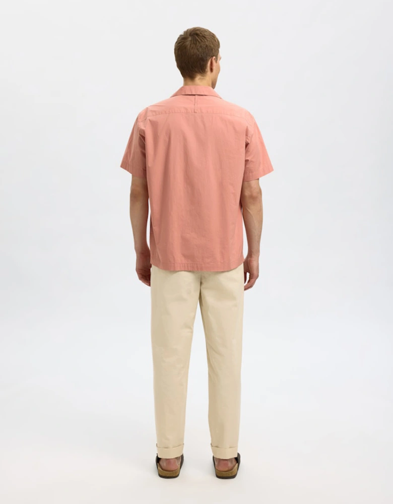 Homme Reid Short Sleeve Shirt Rose Dawn