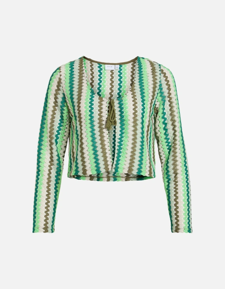 Women's Kimera O-Neck Long Sleeve Cardigan Birch/Summer Green/Cadmium Green/Slit Green/Capulet Olive