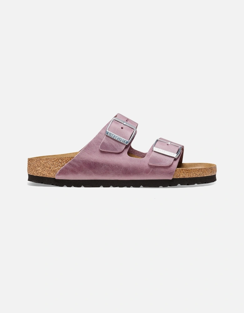 Birkenstock Women's Arizona Waxy Leather Narrow Fit Lavender