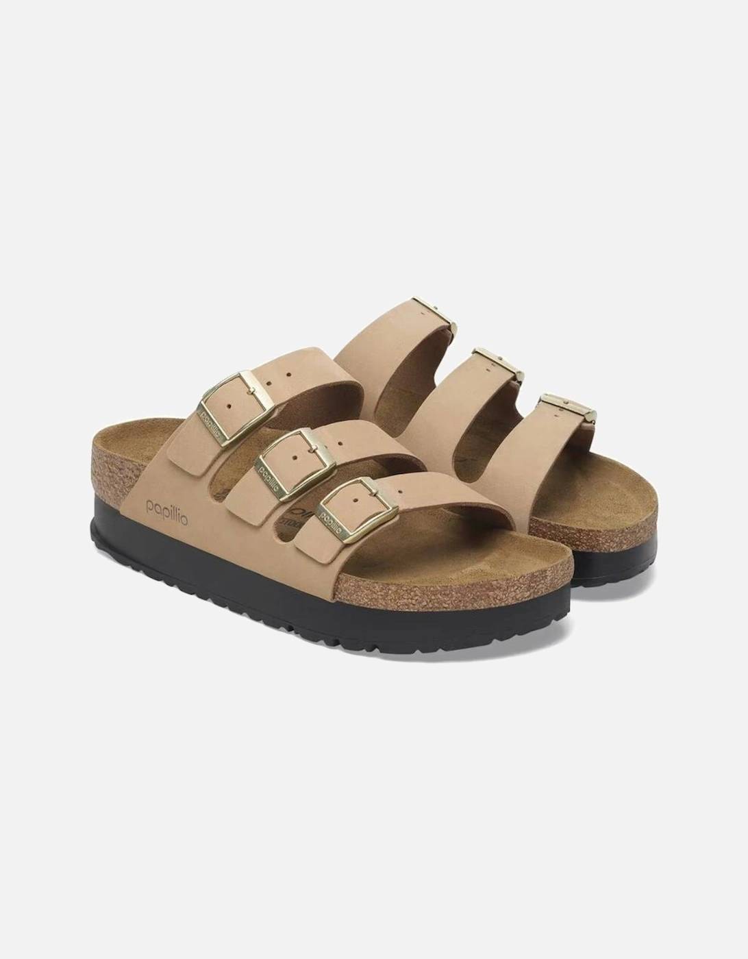 Women's Florida Flex Platform Nubuck Leather Narrow Fit Sandcastle, 7 of 6
