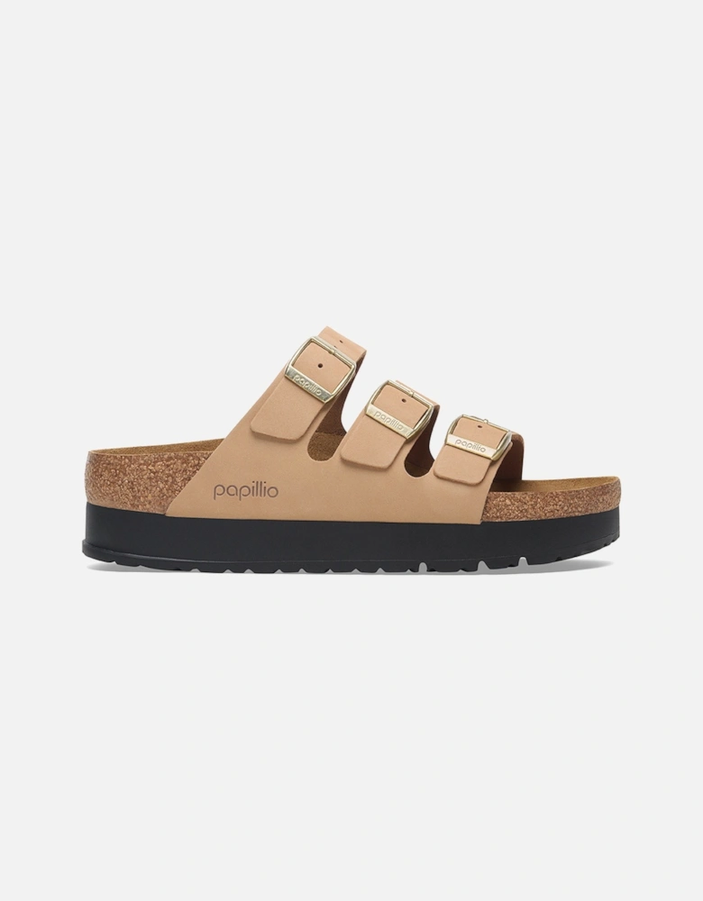 Women's Florida Flex Platform Nubuck Leather Narrow Fit Sandcastle