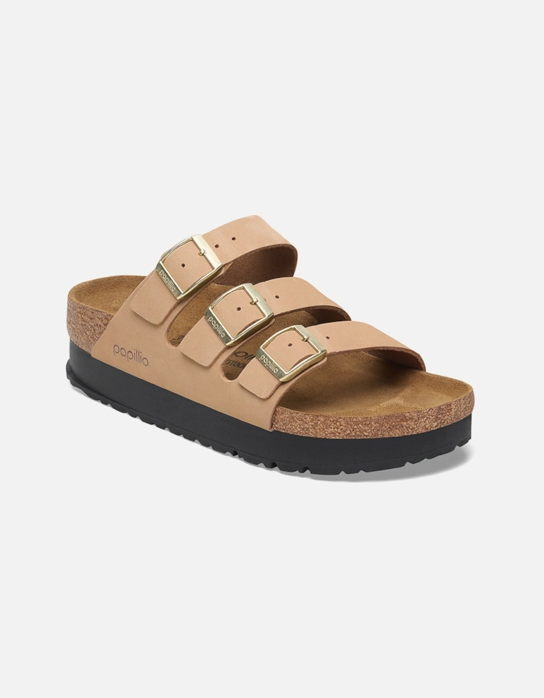 Women's Florida Flex Platform Nubuck Leather Narrow Fit Sandcastle