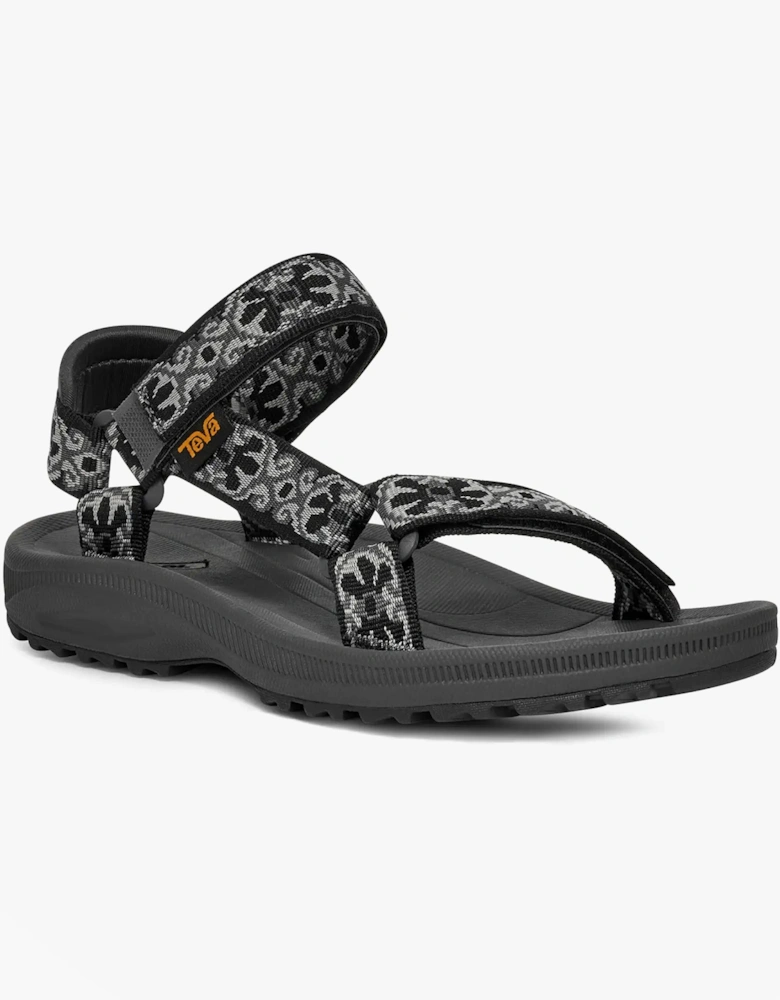 WINSTED Womens Sandals Archive Floral Black/ Grey