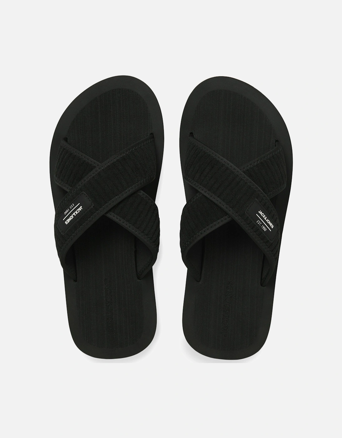 KRISKROS Mens Sandals Anthracite, 2 of 1