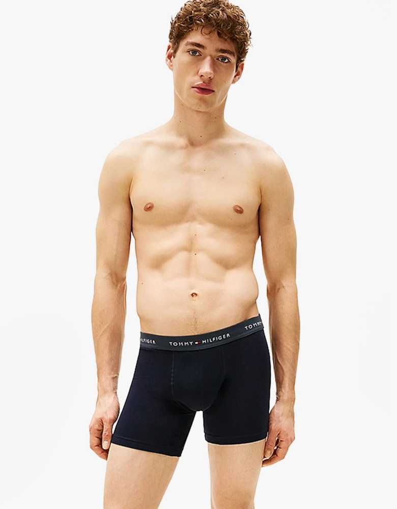 LOGO 3 Pack Mens Boxer Briefs Multicoloured