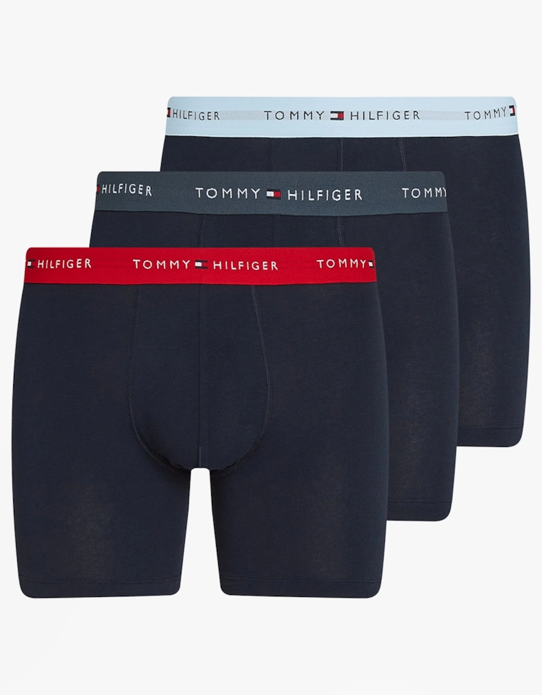 LOGO 3 Pack Mens Boxer Briefs Multicoloured