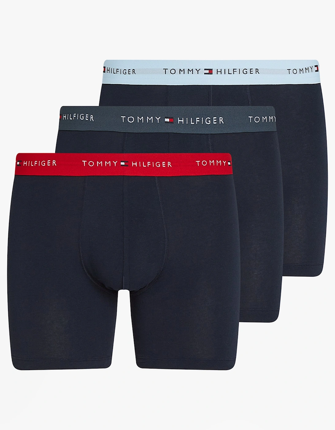 LOGO 3 Pack Mens Boxer Briefs Multicoloured, 7 of 6