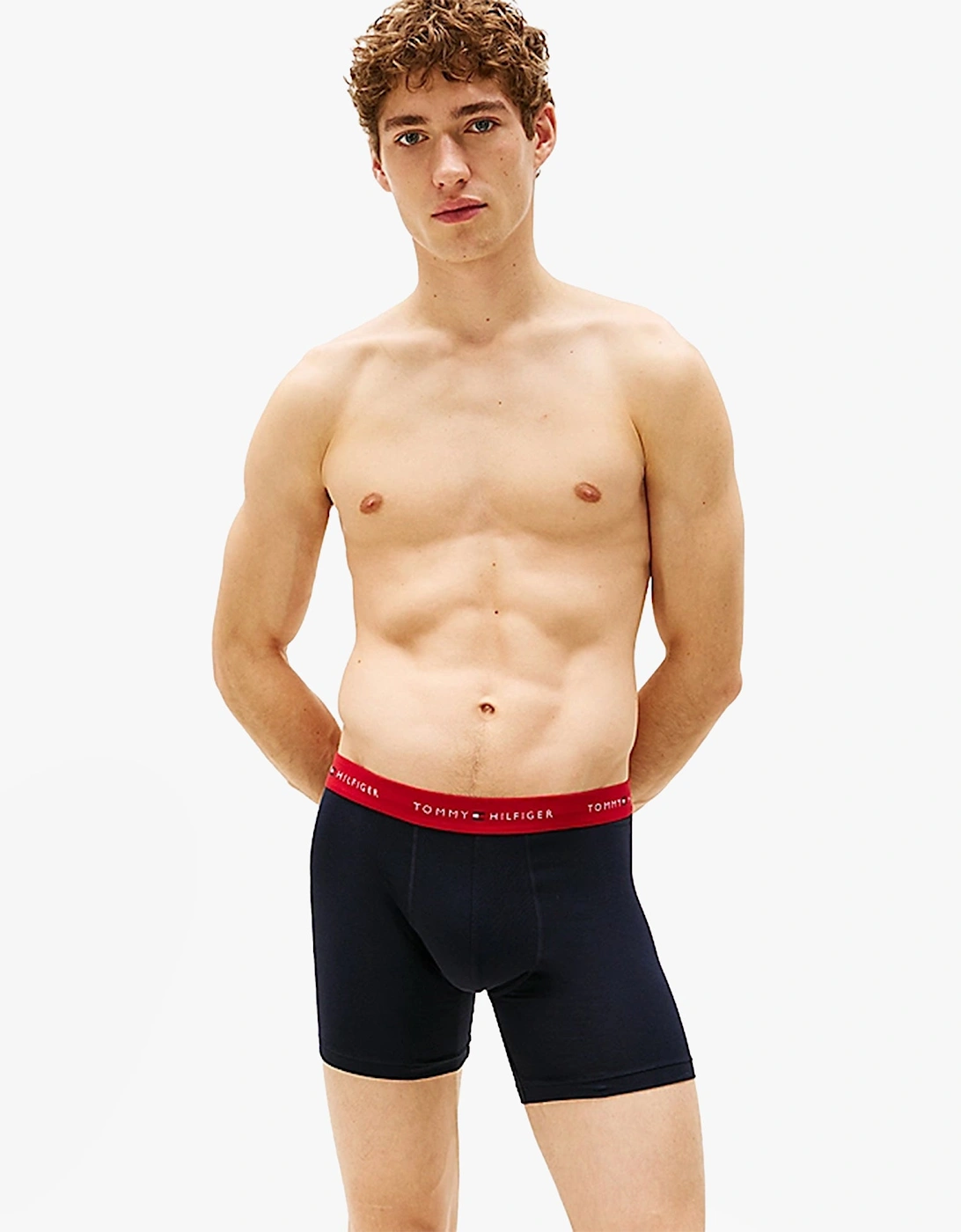 LOGO 3 Pack Mens Boxer Briefs Multicoloured
