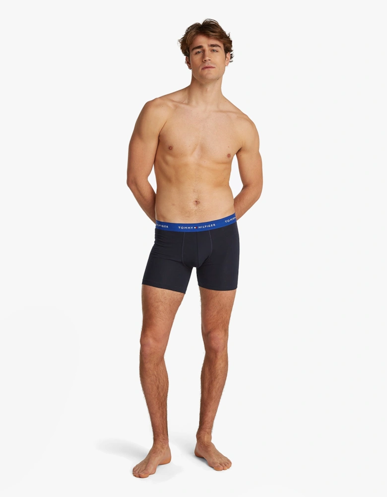 LOGO 3 Pack Mens Boxer Briefs Multicoloured
