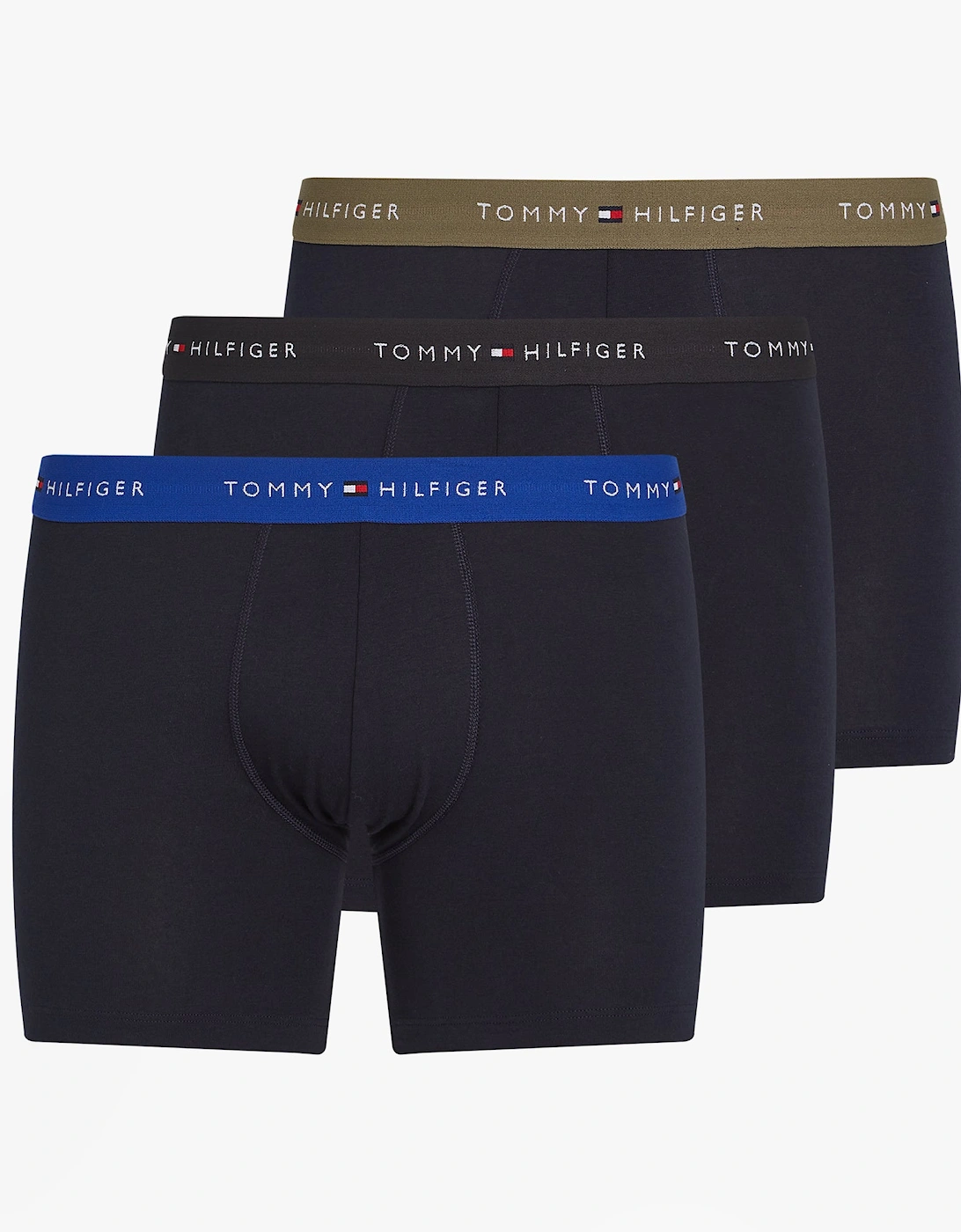 LOGO 3 Pack Mens Boxer Briefs Multicoloured, 6 of 5