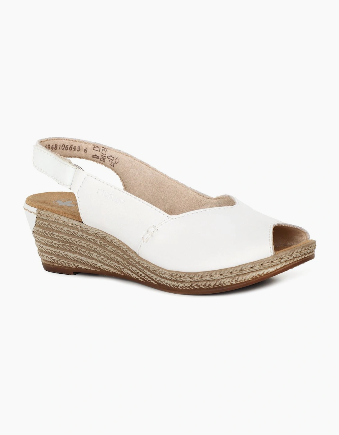 Rieker Women's Honolulu Womens Sandals - White - Size: 5