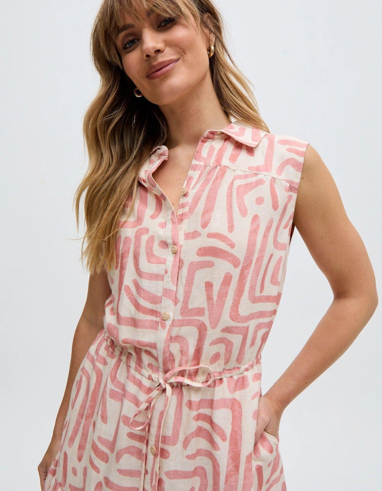 Holly Tiered Warhol Print Maxi Dress - Multi
