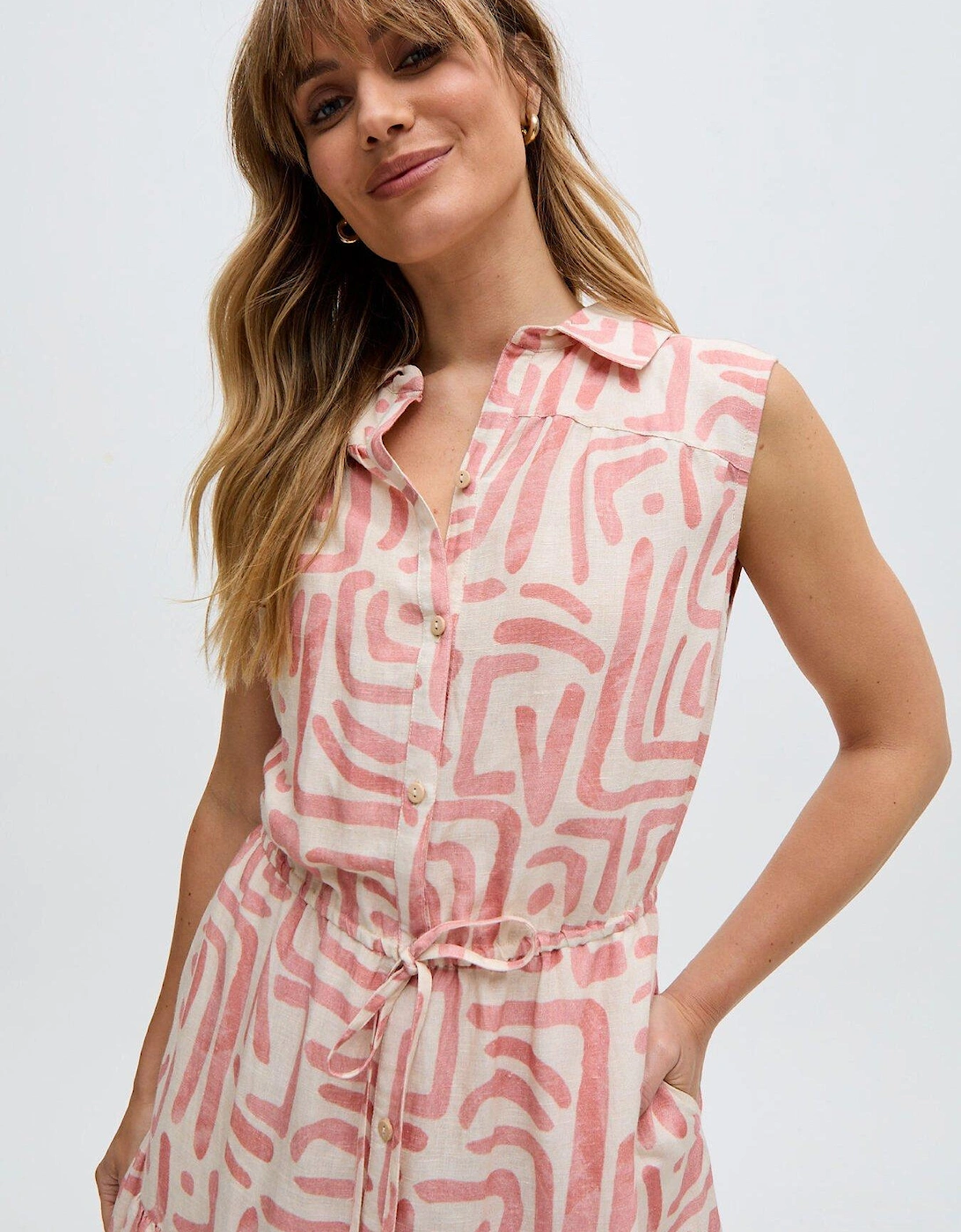 Holly Tiered Warhol Print Maxi Dress - Multi