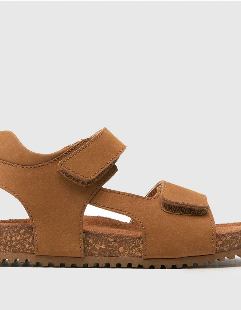 Toddler Tiggy Velcro Footbed Sandals - Brown