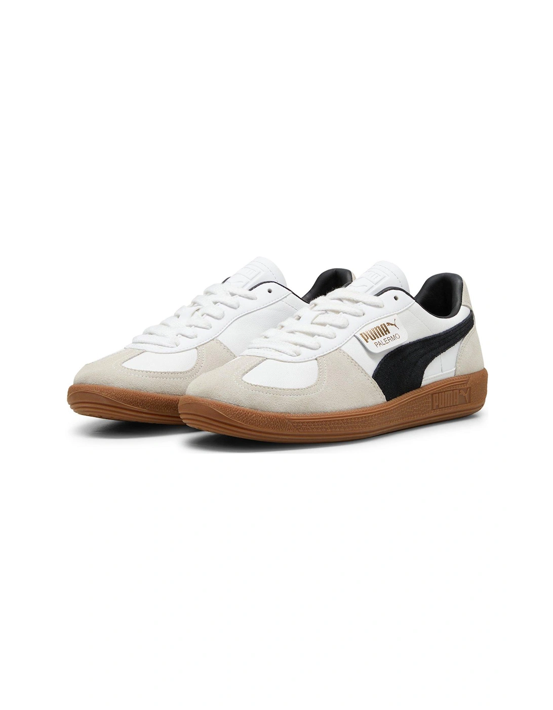 Unisex Palermo Leather Trainers - White