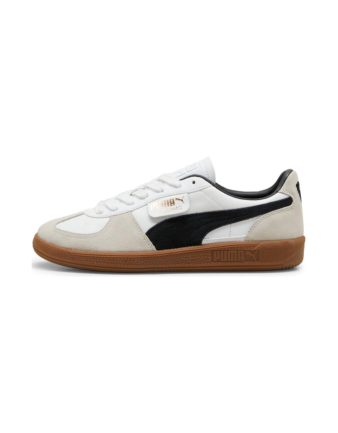 Unisex Palermo Leather Trainers - White, 7 of 6